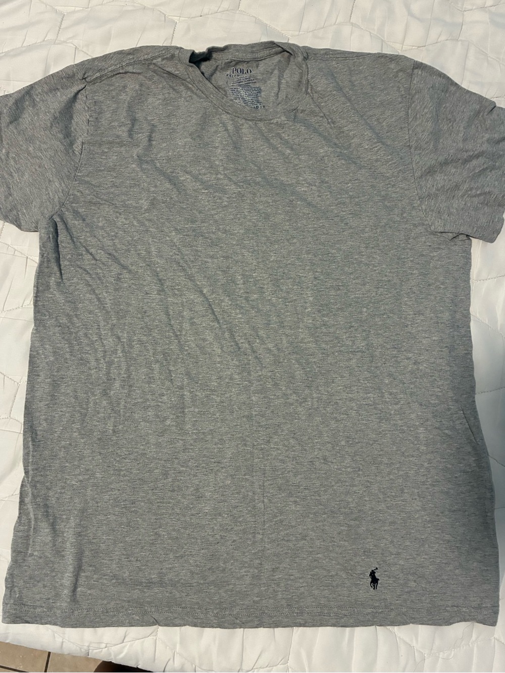 Polo by Ralph Lauren Light Heather Gray Short Sleeve Tee